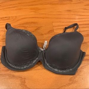 Victoria’s Secret grey with lace Demi bra 34DD
